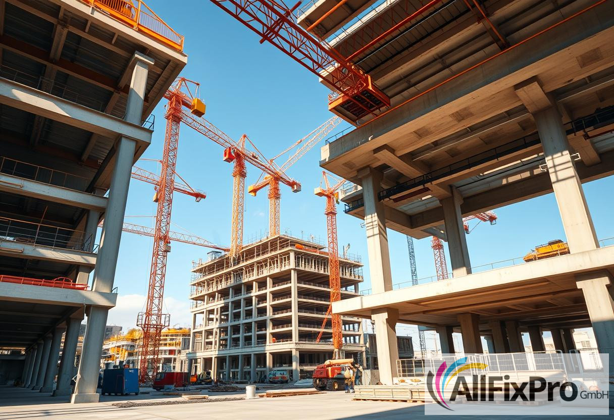 Illustration for section: ## Digital Construction and Building Information Modeling (BIM) BIM enables planners and developers - commercial construction solutions